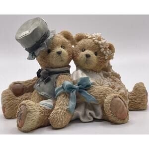 Cherished Teddies ROBBIE & RACHAEL "Love Bears All Things" Wedding Bears- 1992